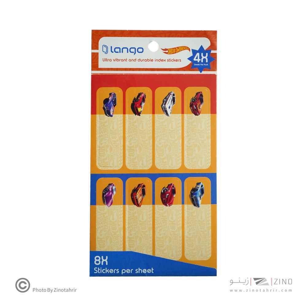 برچسب اسم فانتزی 4برگی لانگو طرح هات ویلز